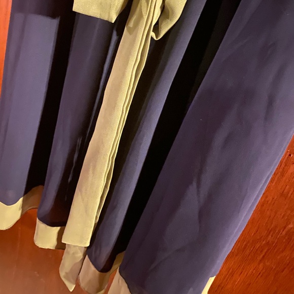 ENFOCUS blue chiffon dress | 16W - Picture 3 of 3